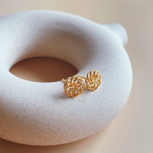 Kolczyki kwiatuszki Forget me Not 