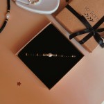 Bransoletka z czarnym Onyksem i Perłami | Midnight |