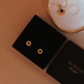 kolczyki słoneczka pozłacane