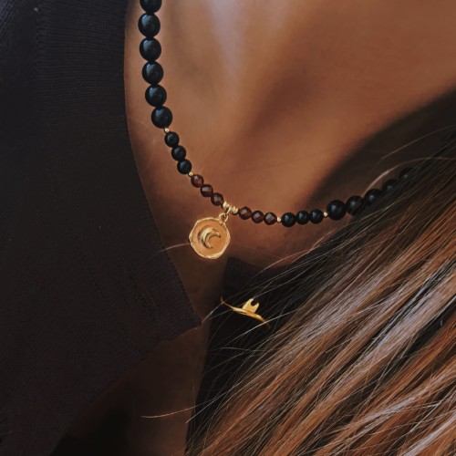 naszyjnik z księżycem