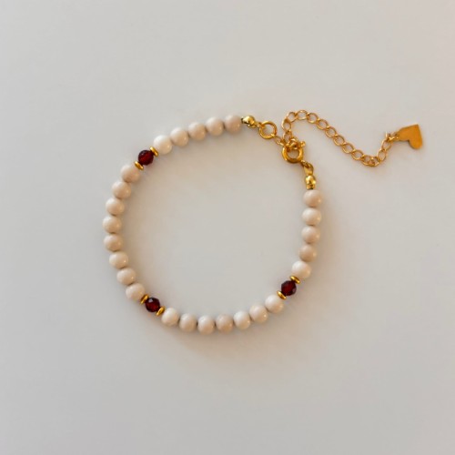 bransoletka z granatami