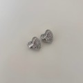 kolczyki srebrne serduszka